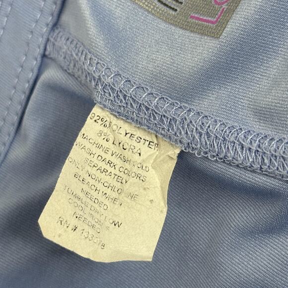 Lucky in Love Skirt Womens Large 12 Purple Multicolor Geometric Tennis Ruffle - Picture 4 of 7